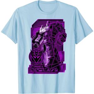 imageTransformers War for Cybertron Megatron Portrait TShirt SmallBaby Blue