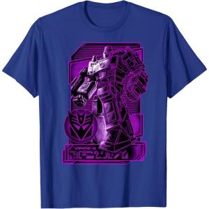 imageTransformers War for Cybertron Megatron Portrait TShirt SmallRoyal Blue