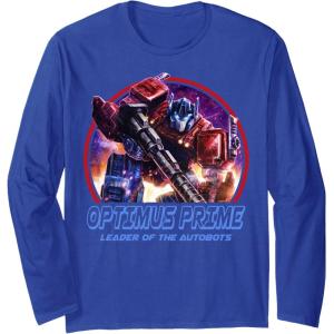 imageTransformers War for Cybertron Optimus Prime Leader Long Sleeve TShirtRoyal Blue