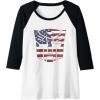 imageTransformers Autobots American Flag Logo Raglan Baseball TeeBlackWhite