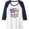 imageTransformers Autobots American Flag Logo Raglan Baseball TeeNavy BlueWhite