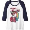 imageTransformers Autobots Retro Roll Out 84 Rainbow Stripe Raglan Baseball TeeNavy BlueWhite