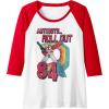 imageTransformers Autobots Retro Roll Out 84 Rainbow Stripe Raglan Baseball TeeRedWhite