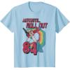 imageTransformers Autobots Retro Roll Out 84 Rainbow Stripe TShirtBaby Blue