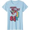imageTransformers Autobots Retro Roll Out 84 Rainbow Stripe TShirtBaby Blue