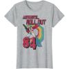 imageTransformers Autobots Retro Roll Out 84 Rainbow Stripe TShirtHeather Grey