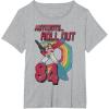 imageTransformers Autobots Retro Roll Out 84 Rainbow Stripe TShirtHeather Grey