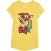 imageTransformers Autobots Retro Roll Out 84 Rainbow Stripe TShirtLemon Yellow