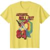 imageTransformers Autobots Retro Roll Out 84 Rainbow Stripe TShirtLemon Yellow