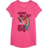 imageTransformers Autobots Retro Roll Out 84 Rainbow Stripe TShirtPink Heather