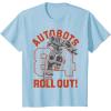 imageTransformers Autobots Roll Out 84 Vintage Collegiate TShirtBaby Blue