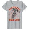 imageTransformers Autobots Roll Out 84 Vintage Collegiate TShirtHeather Grey