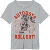 imageTransformers Autobots Roll Out 84 Vintage Collegiate TShirtHeather Grey