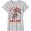 imageTransformers Autobots Roll Out 84 Vintage Collegiate TShirtSilver Grey