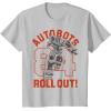 imageTransformers Autobots Roll Out 84 Vintage Collegiate TShirtSilver Grey
