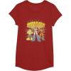 imageTransformers Autobots Trio Retro Cartoon Group Shot TShirtCranberry Red