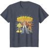 imageTransformers Autobots Trio Retro Cartoon Group Shot TShirtHeather Blue