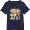 imageTransformers Autobots Trio Retro Cartoon Group Shot TShirtNavy Blue