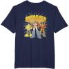 imageTransformers Autobots Trio Retro Cartoon Group Shot TShirtNavy Blue
