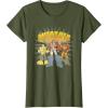 imageTransformers Autobots Trio Retro Cartoon Group Shot TShirtOlive Green