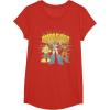 imageTransformers Autobots Trio Retro Cartoon Group Shot TShirtRed