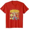 imageTransformers Autobots Trio Retro Cartoon Group Shot TShirtRed