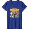 imageTransformers Autobots Trio Retro Cartoon Group Shot TShirtRoyal Blue