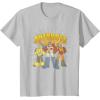 imageTransformers Autobots Trio Retro Cartoon Group Shot TShirtSilver Grey