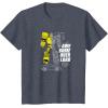 imageTransformers Bumblebee Awesome Overload Split TShirtHeather Blue