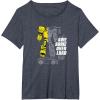 imageTransformers Bumblebee Awesome Overload Split TShirtHeather Blue