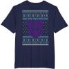 imageTransformers Christmas Retro Decepticon Ugly Sweater Style TShirtNavy Blue