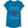 imageTransformers Christmas Retro Decepticon Ugly Sweater Style TShirtSapphire Blue