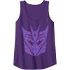 imageTransformers Decepticons Purple Icon Filled Logo Tank TopPurple