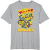imageTransformers Fathers Day Bumblebee My Dad is Brave TShirtHeather Grey