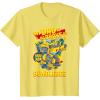imageTransformers Fathers Day Bumblebee My Dad is Brave TShirtLemon Yellow