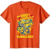 imageTransformers Fathers Day Bumblebee My Dad is Brave TShirtOrange