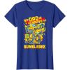 imageTransformers Fathers Day Bumblebee My Dad is Brave TShirtRoyal Blue