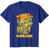 imageTransformers Fathers Day Bumblebee My Dad is Brave TShirtRoyal Blue