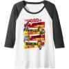imageTransformers Fathers Day Vintage Autobots Line Up Dad Is Raglan Baseball TeeDark Heather GreyWhite