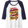imageTransformers Fathers Day Vintage Autobots Line Up Dad Is Raglan Baseball TeeNavy BlueWhite