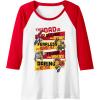 imageTransformers Fathers Day Vintage Autobots Line Up Dad Is Raglan Baseball TeeRedWhite
