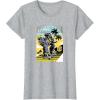 imageTransformers Grimlock Skating Portrait TShirtHeather Grey
