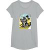 imageTransformers Grimlock Skating Portrait TShirtHeather Grey