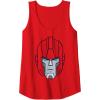 imageTransformers Halloween Ironhide Big Face Tank TopRed
