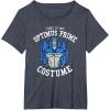imageTransformers Halloween This is My Optimus Prime Costume TShirtHeather Blue