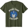imageTransformers Halloween This is My Optimus Prime Costume TShirtOlive Green