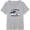 imageTransformers Megatron Ive Been Naughty Portrait TShirtHeather Grey