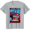 imageTransformers Optimus Prime Join The Autobots Retro Poster TShirt SmallHeather Grey