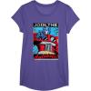 imageTransformers Optimus Prime Join The Autobots Retro Poster TShirt SmallPurple Heather