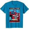 imageTransformers Optimus Prime Join The Autobots Retro Poster TShirt SmallSapphire Blue